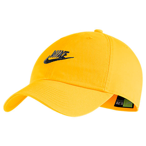 yellow and black nike hat