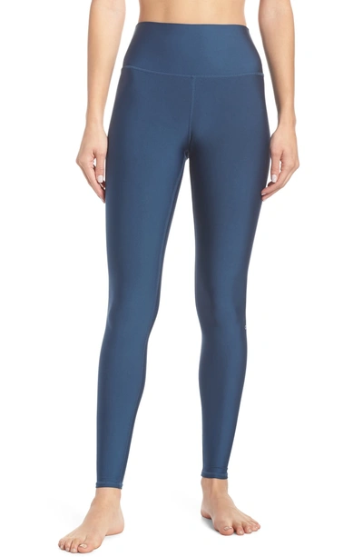 Shop Alo Yoga Airbrush Tech Lift High Waist Leggings In Eclipse