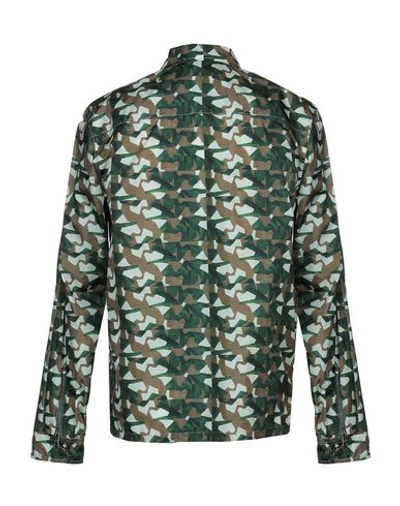 Shop Prada Jacket In Military Green