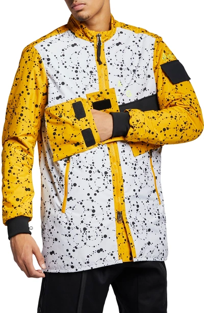 Shop Nike Insulated Jacket In White/ Yellow Ochre