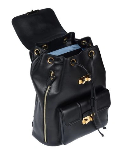 Shop Lanvin Backpack & Fanny Pack In Black