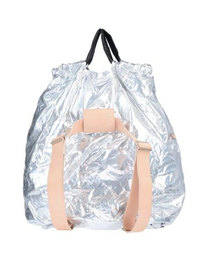 Shop Maison Margiela Backpack & Fanny Pack In Silver