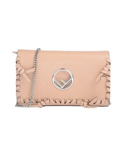 Shop Fendi Handbag In Pale Pink