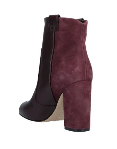 Shop Atos Lombardini Ankle Boot In Maroon