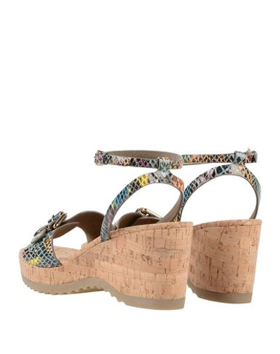 Shop Stella Mccartney Sandals In Deep Jade