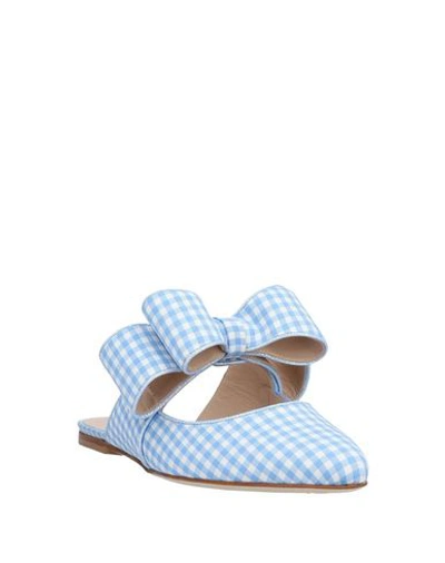 Shop Polly Plume Mules And Clogs In Azure