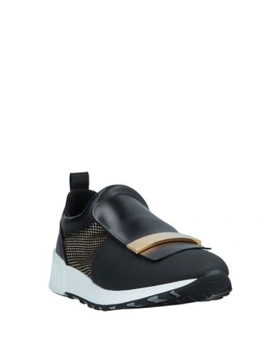 Shop Sergio Rossi Sneakers In Black