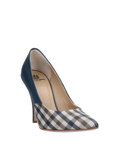 Shop Aquascutum Pump In Slate Blue