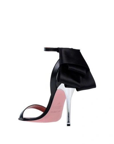 Tipe E Tacchi Sandals In Black