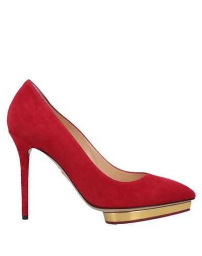 Shop Charlotte Olympia Pump In Red
