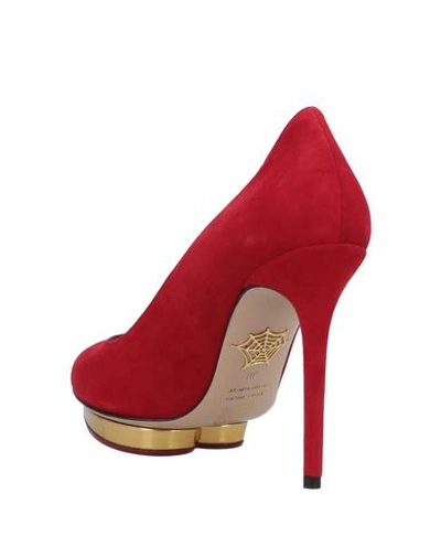 Shop Charlotte Olympia Pump In Red