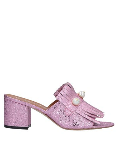 Shop Via Roma 15 Sandals In Pink