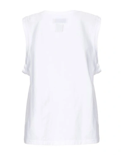 Shop Facetasm T-shirt In White