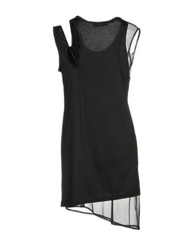 Shop Wanda Nylon Short Dress In Black