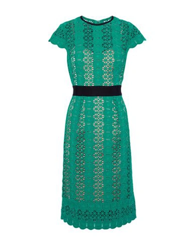 Shop Catherine Deane Woman Midi Dress Green Size 2 Polyester