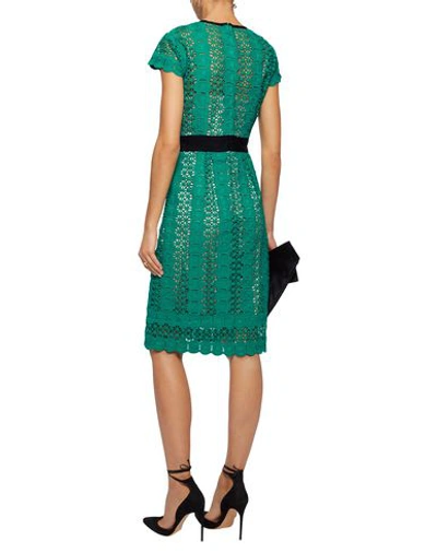 Shop Catherine Deane Woman Midi Dress Green Size 2 Polyester