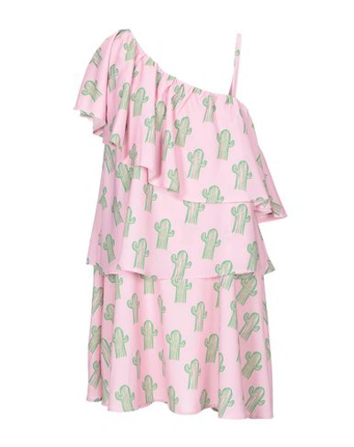 Shop Au Jour Le Jour Short Dresses In Pink
