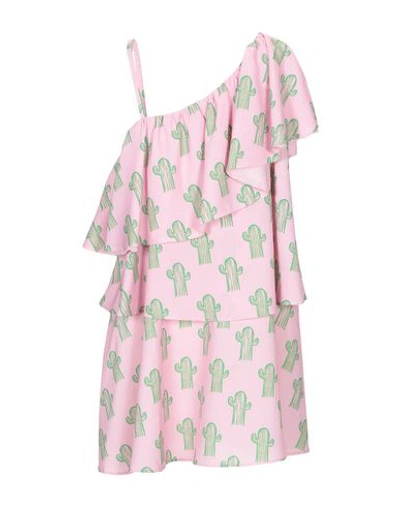 Shop Au Jour Le Jour Short Dresses In Pink