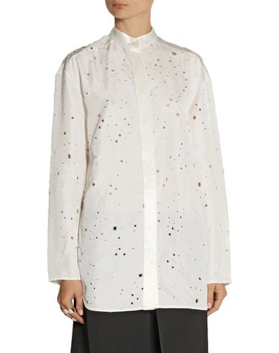 Shop Alexander Wang Solid Color Shirts & Blouses In White