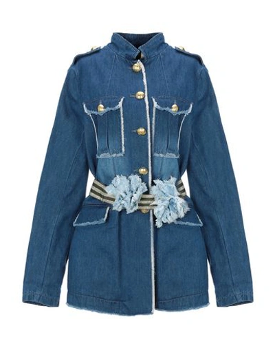 Shop Alessandra Chamonix Denim Jacket In Blue