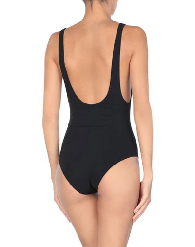 Shop Karla Colletto One-piece Swimsuits In Black