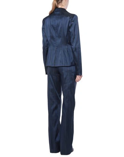 Shop Alberta Ferretti Suit In Dark Blue