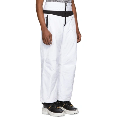 Shop Colmar A.g.e. By Shayne Oliver White Wide Ski Trousers In 01 Wht