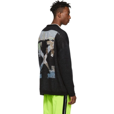 Shop Off-white Black Colored Arrows Sweater