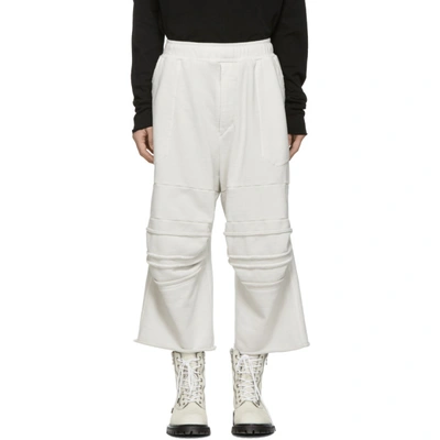 Shop Julius Grey Baggy Lounge Pants In Plaster