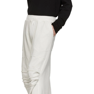 Shop Julius Grey Baggy Lounge Pants In Plaster