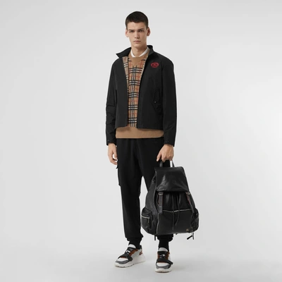 Shop Burberry The Extra Large Rucksack In Nappa Leather In Black