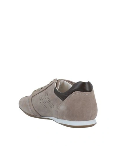 Shop Hogan Sneakers In Khaki