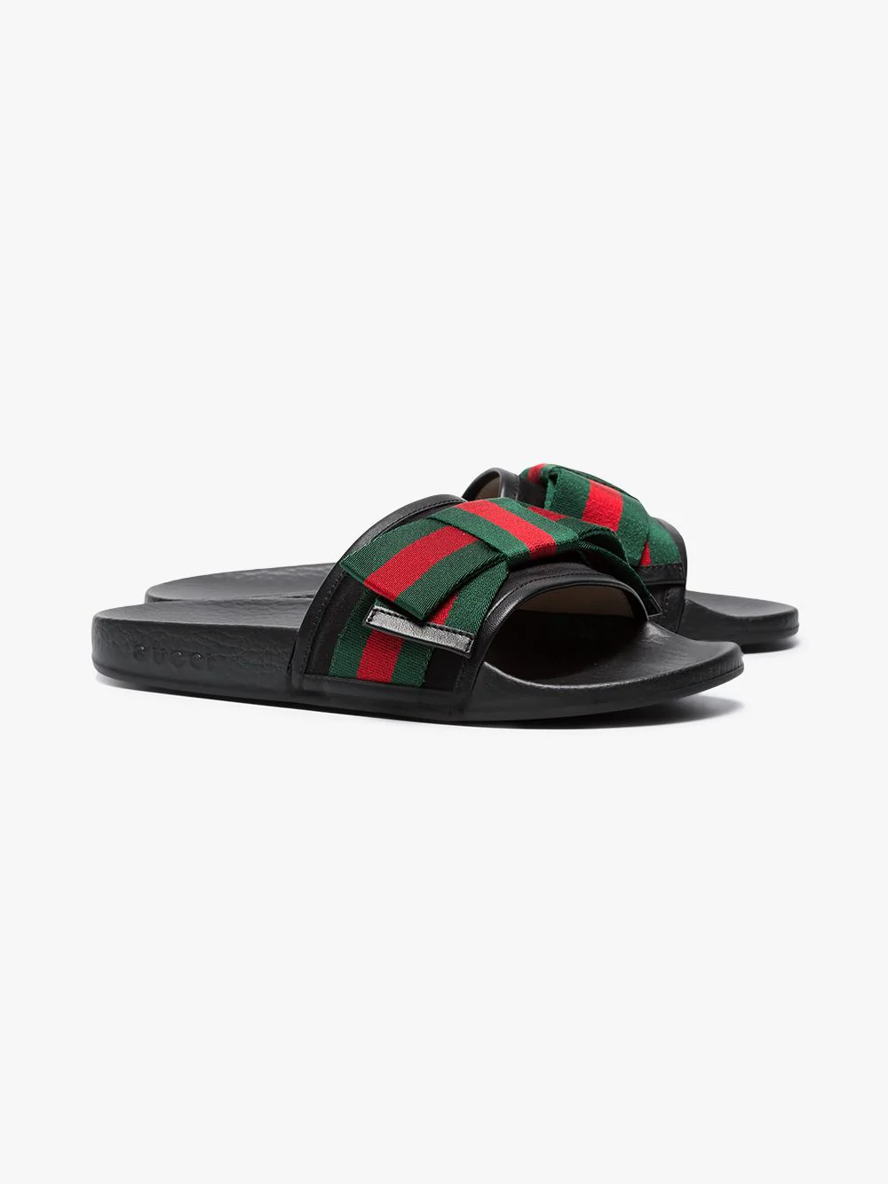 gucci pursuit bow slide sandal