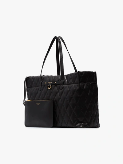 Shop Givenchy Quilted Tote Bag In Black