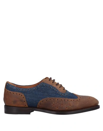 Shop Barbanera Laced Shoes In Cocoa