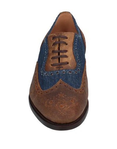 Shop Barbanera Laced Shoes In Cocoa