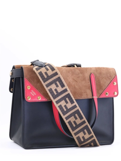 Shop Fendi Flip Tote Bag In Multi