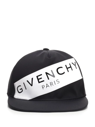 Shop Givenchy Logo Band Hat In Black