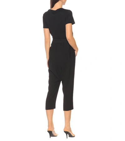 Shop Rick Owens Cropped Pants In Black