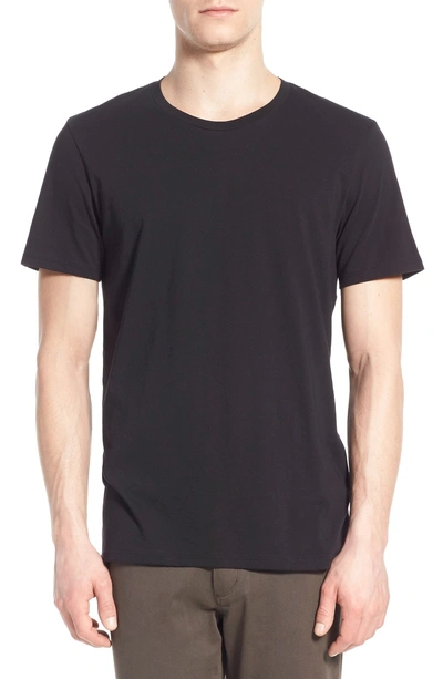 Shop Vince Slim Fit Crewneck T-shirt In Black