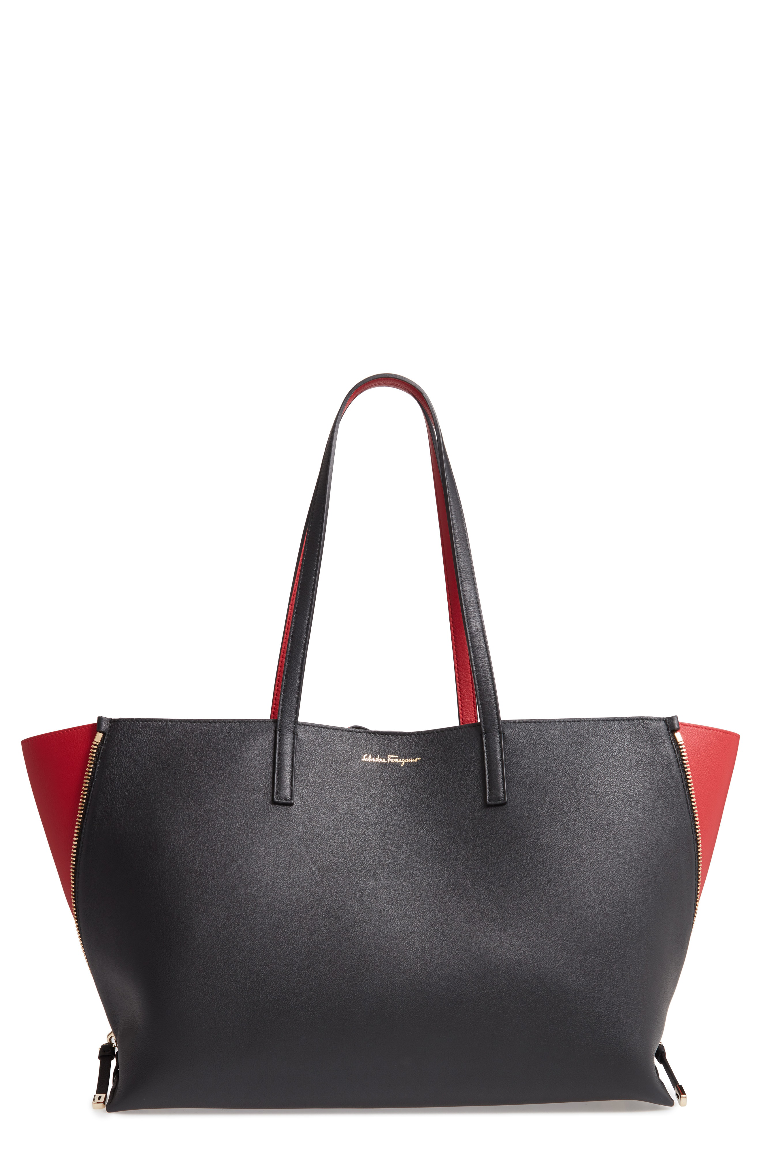 ferragamo black tote