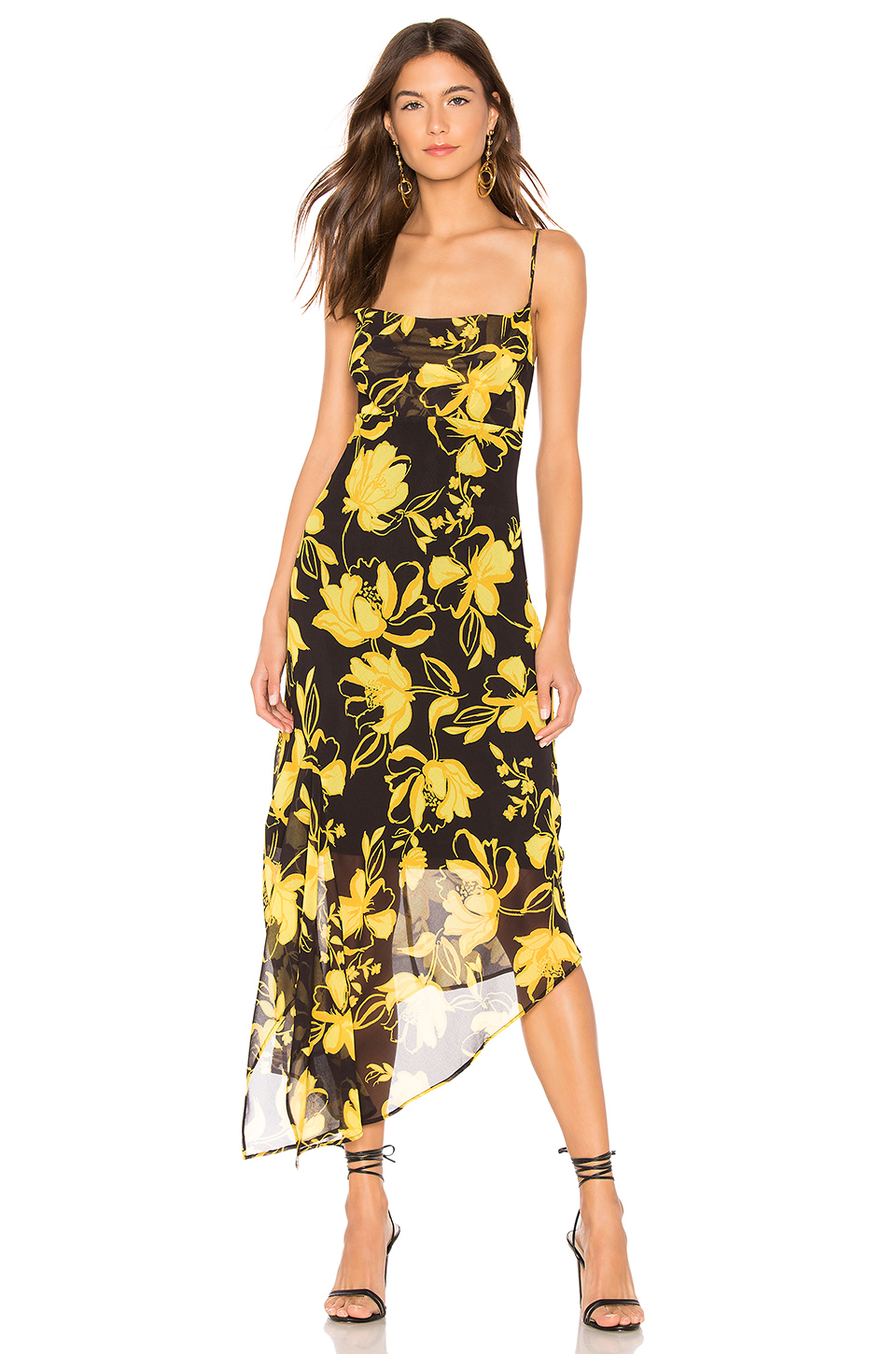 cmeo yellow dress