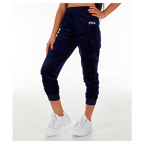 fila velour joggers
