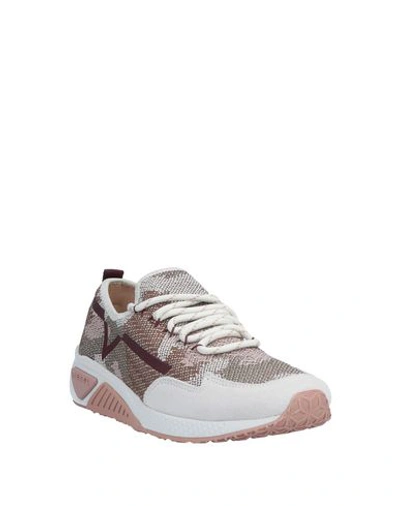 Shop Diesel Sneakers In Pale Pink