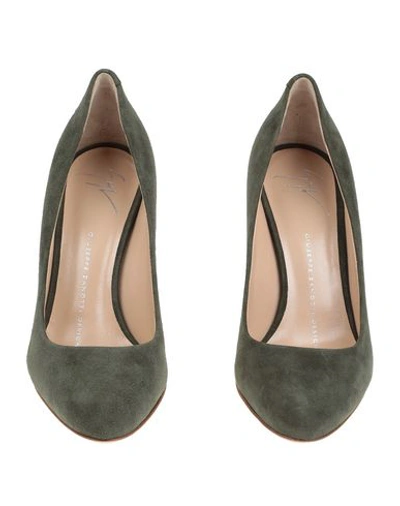 Shop Giuseppe Zanotti Pump In Military Green