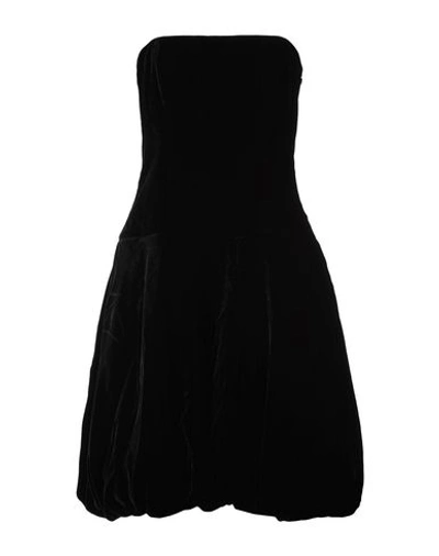Shop Ralph Lauren Short Dress In Black