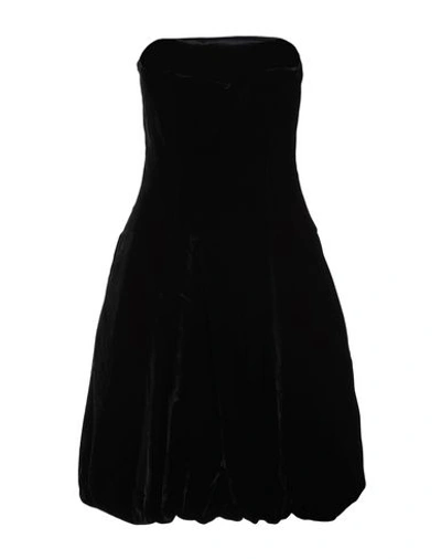 Shop Ralph Lauren Short Dress In Black