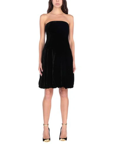 Shop Ralph Lauren Short Dress In Black