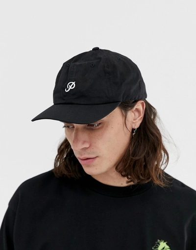 Shop Primitive Skateboarding Baseball Cap With Small Logo In Black - Black