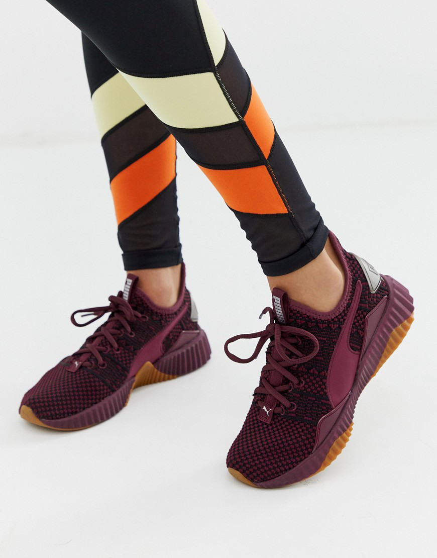 puma defy purple